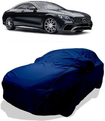 QLAX Car Cover For Maruti S-Class S 63 AMG Coupe (With Mirror Pockets)(Blue)