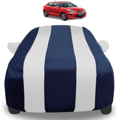 Amanzo Car Cover For Toyota Glanza (With Mirror Pockets)(Silver)
