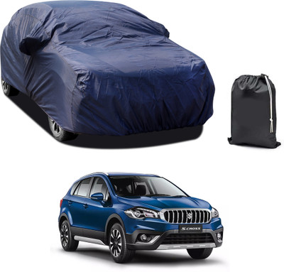 CODOKI Car Cover For Maruti Suzuki S-Cross (With Mirror Pockets)(Blue)