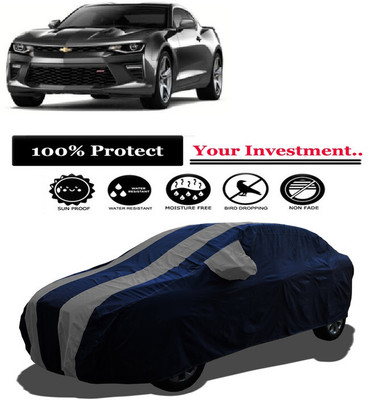 Amexride Car Cover For Chevrolet Camaro 6.2L (With Mirror Pockets)(Grey)