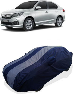 Coxtor Car Cover For Honda Amaze VX i-DTEC (With Mirror Pockets)(Grey)