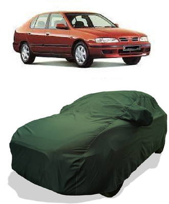 Coxtor Car Cover For Nissan Primera 1.6 SX (With Mirror Pockets)(Green)