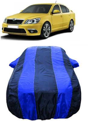 Wegather Car Cover For Skoda Laura (With Mirror Pockets)(Blue)