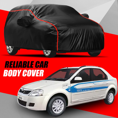 AXLOZ Car Cover For Mahindra e-Verito (With Mirror Pockets)(Multicolor)