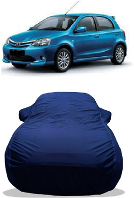 Wegather Car Cover For Toyota Etios Liva 1.4 VXD Diesel (With Mirror Pockets)(Blue)