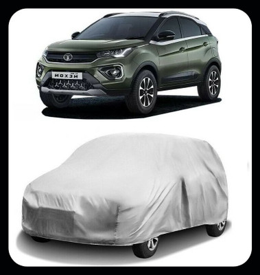 QLAX Car Cover For Maruti Nexon (Without Mirror Pockets)(Silver)