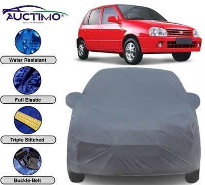 AUCTIMO Car Cover For Maruti Suzuki Zen (With Mirror Pockets)(Grey)