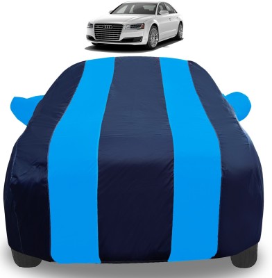 Auto Hub Car Cover For Audi A8 (With Mirror Pockets)(Blue)