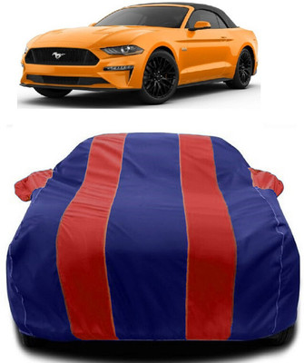 Autoprime Car Cover For Ford Mustang Facelift (With Mirror Pockets)(Red, Blue)