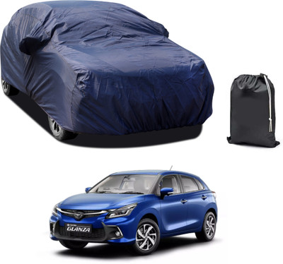 CODOKI Car Cover For Toyota Glanza G Hybrid (With Mirror Pockets)(Blue)