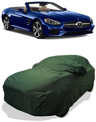QLAX Car Cover For Maruti SL-Class (With Mirror Pockets)(Green)