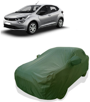 Tricway Car Cover For Tata Altroz XT Diesel (With Mirror Pockets)(Green)