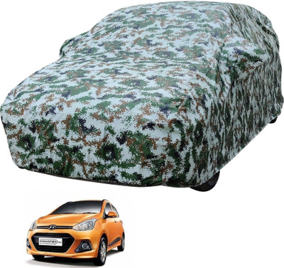 Auto Hub Car Cover For Hyundai Grand i10 (With Mirror Pockets)(Multicolor)