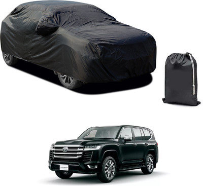 PAGORA Car Cover For Toyota Cruiser (With Mirror Pockets)(Black)