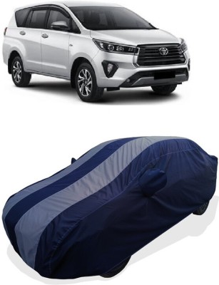 Coxtor Car Cover For Toyota Innova Crysta 2.4 ZX AT Diesel (With Mirror Pockets)(Grey)