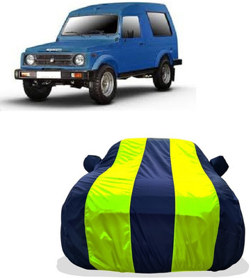 Tricway Car Cover For Maruti Suzuki Gypsy MG-410 (With Mirror Pockets)(Yellow)