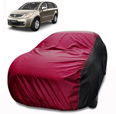 MoTRoX Car Cover For Tata Aria (Without Mirror Pockets)(Maroon, Black)