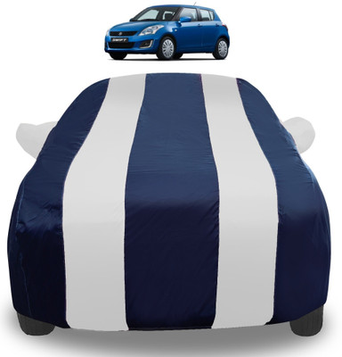 Auto Hub Car Cover For Maruti Swift (With Mirror Pockets)(Silver)