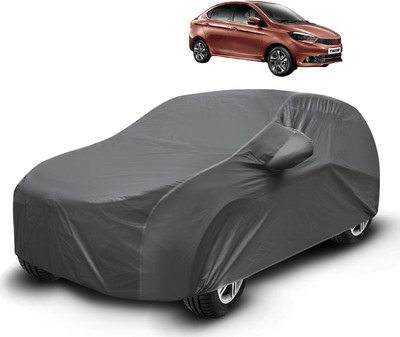 MOCKHE Car Cover For Tata Tigor (With Mirror Pockets)(Grey)