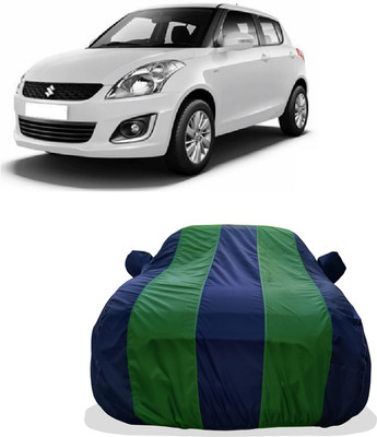 Tricway Car Cover For Maruti Suzuki Swift LXI Option (With Mirror Pockets)(Green)