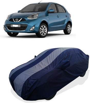 Coxtor Car Cover For Nissan Micra XL Option D Diesel (With Mirror Pockets)(Grey)