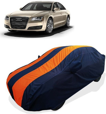 QLAX Car Cover For Maruti A8 L 60 TDI Quattro (With Mirror Pockets)(Orange)