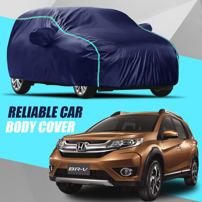 R Rayvin Star Car Cover For Honda BRV (With Mirror Pockets)(Multicolor)