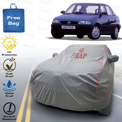 Frap Car Cover For Opel Astra (With Mirror Pockets)(Grey, Red)