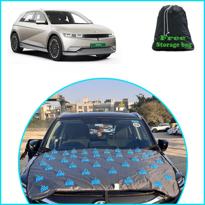 FAMEXON Car Cover For Hyundai Ioniq 5 (Without Mirror Pockets)(Grey)