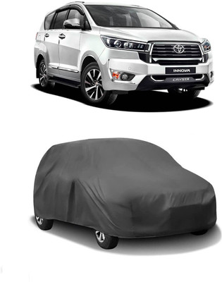 ARNEJA Car Cover For Toyota Innova Crysta (Without Mirror Pockets)(Grey)