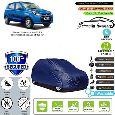 Tamanchi Autocare Car Cover For Maruti Suzuki Alto 800 LX(Blue)