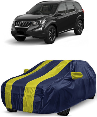 ANTOFY Car Cover For Mahindra XUV500 W9 AT Diesel (With Mirror Pockets)(Yellow, Blue)