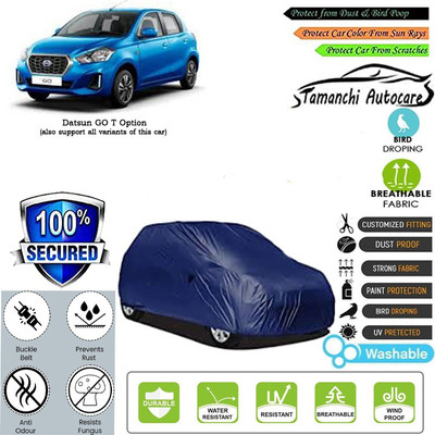 Tamanchi Autocare Car Cover For Datsun GO T Option(Blue)