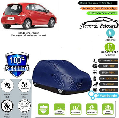Tamanchi Autocare Car Cover For Honda Brio Facelift(Blue)