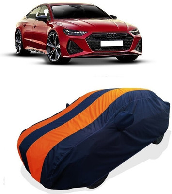 Coxtor Car Cover For Audi RS6 Avant 4.0 TFSI (With Mirror Pockets)(Orange)