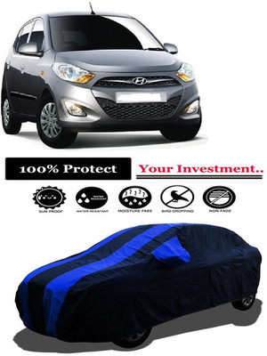 Amexride Car Cover For Hyundai i10 Magna 1.1L (With Mirror Pockets)(Multicolor)