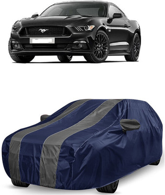 ANTOFY Car Cover For Ford Mustang V8 (With Mirror Pockets)(Grey, Blue)