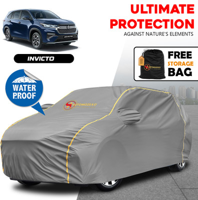 AUTOMOZEXO Car Cover For Maruti Suzuki Invicto (With Mirror Pockets)(Grey)