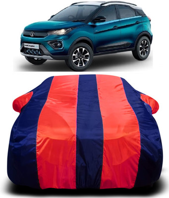 R Rayvin Star Car Cover For Tata Nexon EV (With Mirror Pockets)(Multicolor)