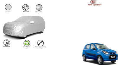 Auto Oprema Car Cover For Maruti Suzuki Alto 800 (With Mirror Pockets)(Silver, For 2016, 2017, 2018, 2019, 2020, 2021, 2022 Models)