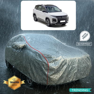 CODOKI Car Cover For MG Hector (With Mirror Pockets)(Silver, Red)