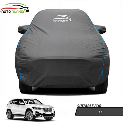 AUTO ALAXON Car Cover For BMW X1 (With Mirror Pockets)(Black)