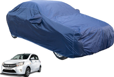 Auto Hub Car Cover For Maruti Suzuki Celerio (Without Mirror Pockets)(Blue)