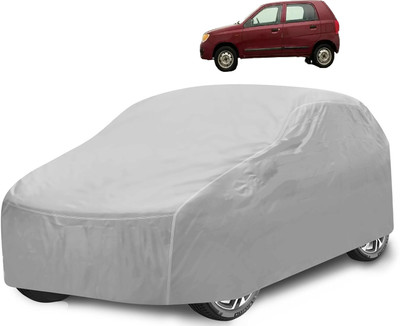 Caronix Car Cover For Maruti Alto 800 (With Mirror Pockets)(Silver)