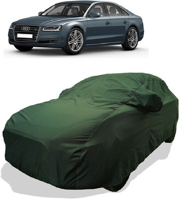 QLAX Car Cover For Maruti A8 3.0 TDI Quattro (With Mirror Pockets)(Gold)