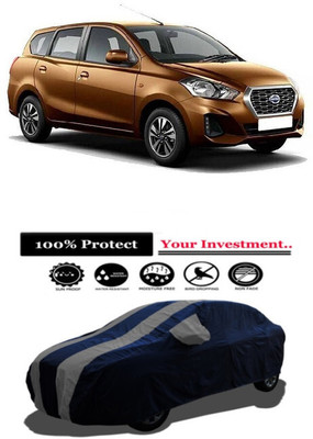 Amexride Car Cover For Datsun Go Plus T Option VDC Petrol (With Mirror Pockets)(Grey)