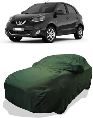 QLAX Car Cover For Maruti Micra Diesel XE (With Mirror Pockets)(Green)