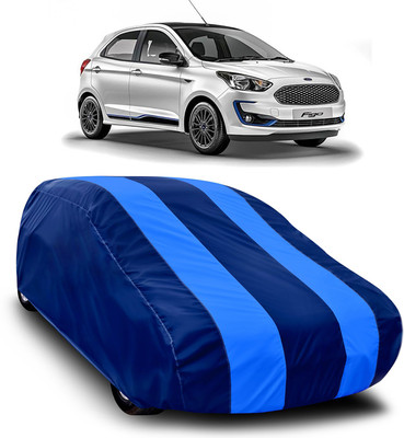 MoTRoX Car Cover For Ford Figo (Without Mirror Pockets)(Blue, Blue)
