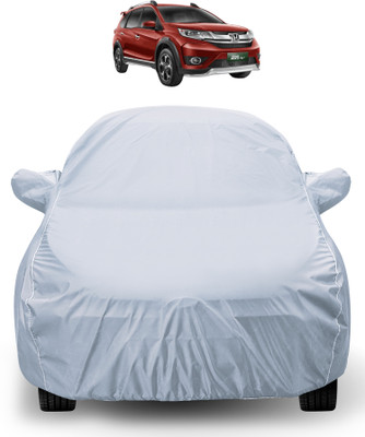 Auto Hub Car Cover For Honda BR-V (With Mirror Pockets)(Silver)