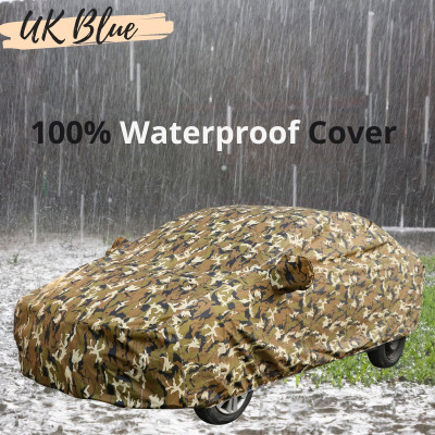 UK Blue Car Cover For Chevrolet Sail UVA (With Mirror Pockets)(Multicolor, For 2012 Models)